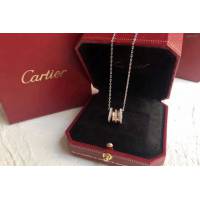 Cartier首飾 卡地亞三環 s925純銀 分色項鏈   zgk1430