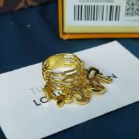 Louis Vuitton新款飾品 路易威登Roman Holidays戒指 LV吊墜多層戒指  zglv1815