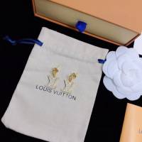 Louis Vuitton純銀飾品 路易威登字母耳環 LV925銀針耳釘  zglv1829