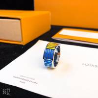 Louis Vuitton新款飾品 路易威登老花字母戒指 LV條紋戒指  zglv2033