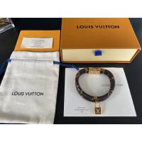 Louis Vuitton新款飾品 路易威登Circle可逆手鐲 LV鎖頭線條手繩手環  zglv2127