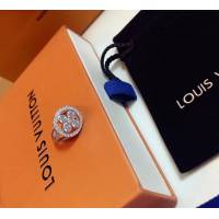 Louis Vuitton純銀飾品 路易威登四葉草滿鑽戒指 LV新款四葉草鏤空女戒指指環  zglv2132