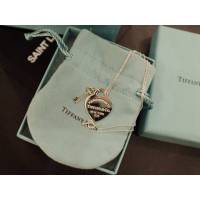 Tiffany純銀飾品 蒂芙尼女士專櫃爆款愛心牌鑰匙項鏈 Tiffany925心形吊墜項鏈  zgt1602