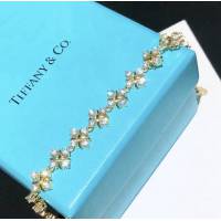 Tiffany純銀飾品 蒂芙尼女士專櫃爆款Schlumberger滿鑽手鏈  zgt1651