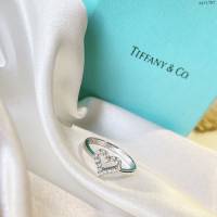Tiffany純銀飾品 蒂芙尼女士專櫃爆款純銀925愛心鏤空戒指  zgt1797