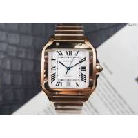 卡地亞專櫃爆款手錶 Cartier經典款Santos山度士系列 卡地亞複刻品女裝腕表  gjs1777