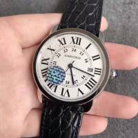 卡地亞專櫃爆款手錶 Cartier倫敦系列超薄經典款 SOLO系列腕表 W67010 卡地亞男士腕表  gjs1814