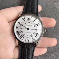 卡地亞專櫃爆款手錶 Cartier倫敦系列超薄經典款 SOLO系列腕表 W67010 卡地亞男士腕表  gjs1817