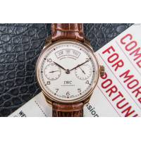 IWC手錶 V2升級版 萬國lW52850 葡萄牙萬年曆腕表系列 萬國表高端機械男表  hds1437