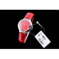CARTIER手錶 最新款搭配鱷魚皮卡地亞藍氣球 卡地亞石英女表  hds1834