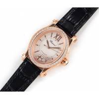 Chopard手錶 蕭邦快樂鑽系列 橢圓型機械6T28新款 蕭邦時尚女表 蕭邦機械女士腕表  hds1842