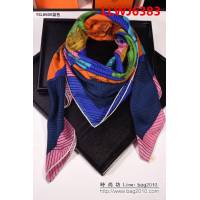 HERMES愛馬仕專櫃原版18年最新款真絲羊絨圍巾 YSL8606 LLWJ6383