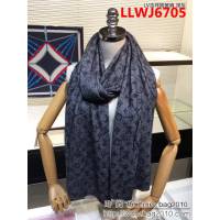 路易威登LV2018新款 LV吉祥物披肩 純羊絨圍巾 LLWJ6705