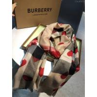Burberry圍巾 巴寶莉專櫃桃心圍巾披肩 Burberry山羊絨長圍巾  llwj6525