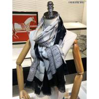 Dior圍巾 迪奧最新的專櫃主打 D鏈條拼接 格子暗紋羊絨長巾  llwj7146