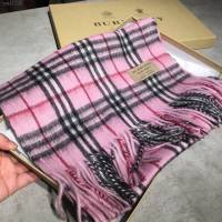 Burberry深度水波紋經典羊絨格子圍巾 巴寶莉2021新款圍巾  mmj1148