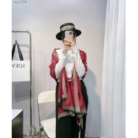 Dior秋冬2021新款披肩圍巾 迪奧時尚款羊絨混紡圍巾披肩  mmj1376