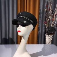 Louis Vuitton秋冬新款女士帽 路易威登LV毛呢軍帽  mmj1618