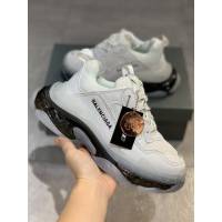 Balenciaga經典款男女鞋 巴黎世家升級版本Triple S厚底老爹鞋 Balenciaga情侶款老爹鞋  hdbl1112