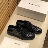 Balenciaga經典款男鞋 巴黎世家頂級版本進口原版小牛皮西裝鞋  hdbl1189