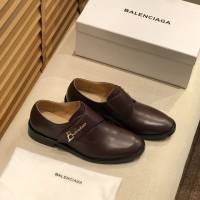 Balenciaga經典款男鞋 巴黎世家頂級版本進口原版小牛皮西裝鞋  hdbl1194