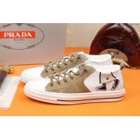 PRADA男鞋 普拉達專櫃同步款式 普拉達小牛皮休閒板鞋 Prada系帶低幫鞋  hdx13449