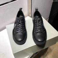 Armani男鞋 2019新款 最新官網同款 原單品質 阿瑪尼黑色男士休閒鞋  jpx1360