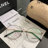 CHANEL香奈兒 圓框近視眼鏡 超輕材料 高端大氣  lly1532