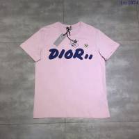 Dior夏裝T恤 19春夏新款 迪奧男短袖上衣 粉色短袖  tzy1674