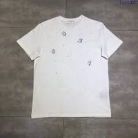 Saint Laurent短袖 19春夏新款 聖羅蘭男士白色T恤  tzy1697
