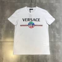 Versace男短袖 範思哲2020新款男裝 重工釘珠片T恤  tzy2391