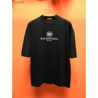 Balenciaga男T恤 2020新款 頂級版本 OS寬鬆版型 巴黎世家男短袖衣 男女同款  tzy2433