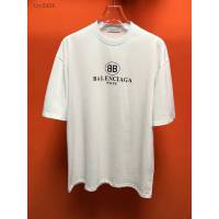 Balenciaga男T恤 2020新款 頂級版本 OS寬鬆版型 巴黎世家男短袖衣 男女同款  tzy2434