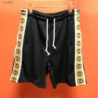 Gucci男休閒短褲 2020新款織帶短褲 頂級品質 古馳男款  tzy2523