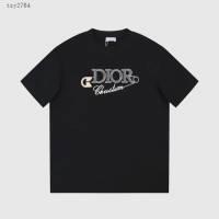 Dior專櫃迪奧2023SS新款刺繡T恤 男女同款 tzy2764