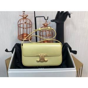 Celine專櫃2022新款Triomphe Shoulder Bag 194143 賽琳最新款凱旋門腋下包 sldj2411