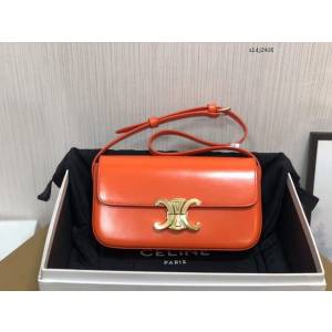 Celine專櫃2022新款Triomphe Shoulder Bag 194143 賽琳最新款凱旋門腋下包 sldj2416