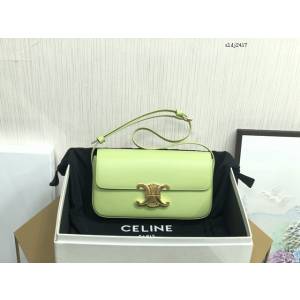 Celine專櫃2022新款Triomphe Shoulder Bag 194143 賽琳最新款凱旋門腋下包 sldj2417