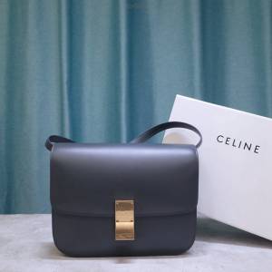 Celine女包 賽琳全新升級手搓紋系列 Celine box豆腐包 Celine單肩斜挎女包 78008  slyd2008