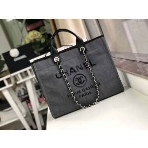 Chanel女包 66941 香奈兒經典款沙灘包 Chanel帆布購物袋  djc4044