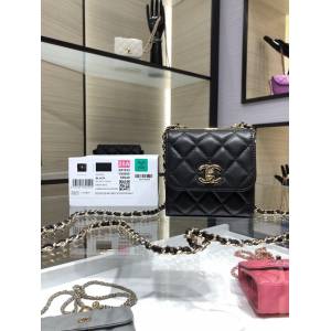 Chanel專櫃新款鏈條女包 香奈兒新品trendy菱格紋mini小方格零錢包 djc5457