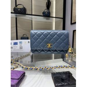 Chanel專櫃新款鏈條女包 香奈兒Woc金屬球單肩背腋下包 AP1450Y djc5559