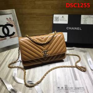 香奈兒CHANEL V982新款新顏色專櫃品質羊皮鏈條小包 DSC1255