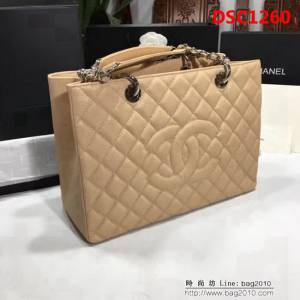 香奈兒CHANEL 50995 經典系列 魚子醬牛皮時尚休閒手提單肩包 DSC1260