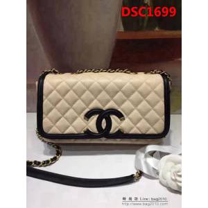 香奈兒CHANEL 93340正品開模定制菱格單肩斜挎鏈條包 DSC1699