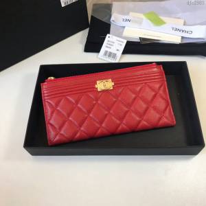 Chanel女包 81254 香奈兒新款leboy手拿包 Chanel拉鏈長錢包  djc2983