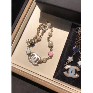 chanel手鏈 專櫃同步 爆款耳釘 時尚簡約 香奈兒流蘇吊雙C耳釘  gzsc1148