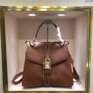 Chloe女包 克洛伊經典Aby粒面小牛皮鎖頭包 Chole手提肩背斜挎包  jjh1355