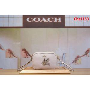COACH蔻馳 2018專櫃新款 23607 牛皮十字紋 小鳥迷你款相機包 斜挎小包  Chz1153