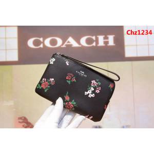 COACH蔻馳 原單 26291 新款花 女士手挽錢包  Chz1234